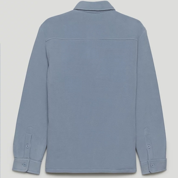 ARITZIA TNA Polar Shirt Jacket Granite Blue - Picture 4 of 4